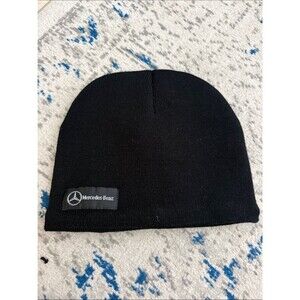 Mercedes-Benz Black Knit Beanie Hat